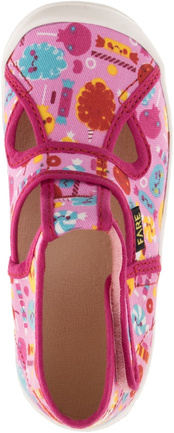 FARE KLASIK Dětské papuče na suchý zip