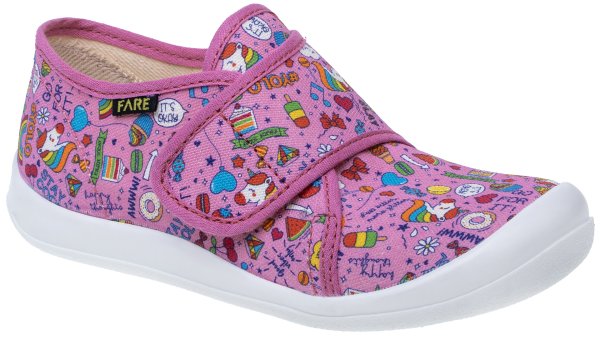 FARE KLASIK dětské papuče na suchý zip