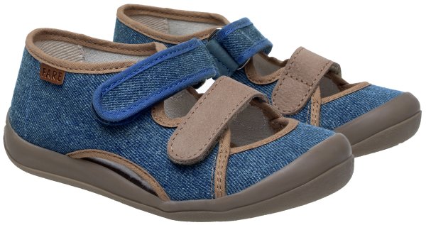 FARE KLASIK dětské textilní sandály Jeans