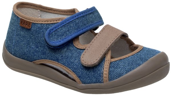 FARE KLASIK dětské textilní sandály Jeans