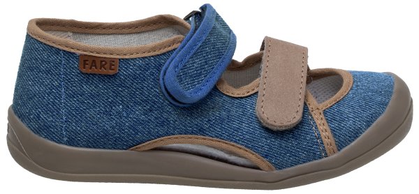 FARE KLASIK dětské textilní sandály Jeans