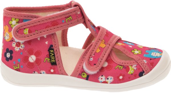 FARE KLASIK Dětské papuče na suchý zip