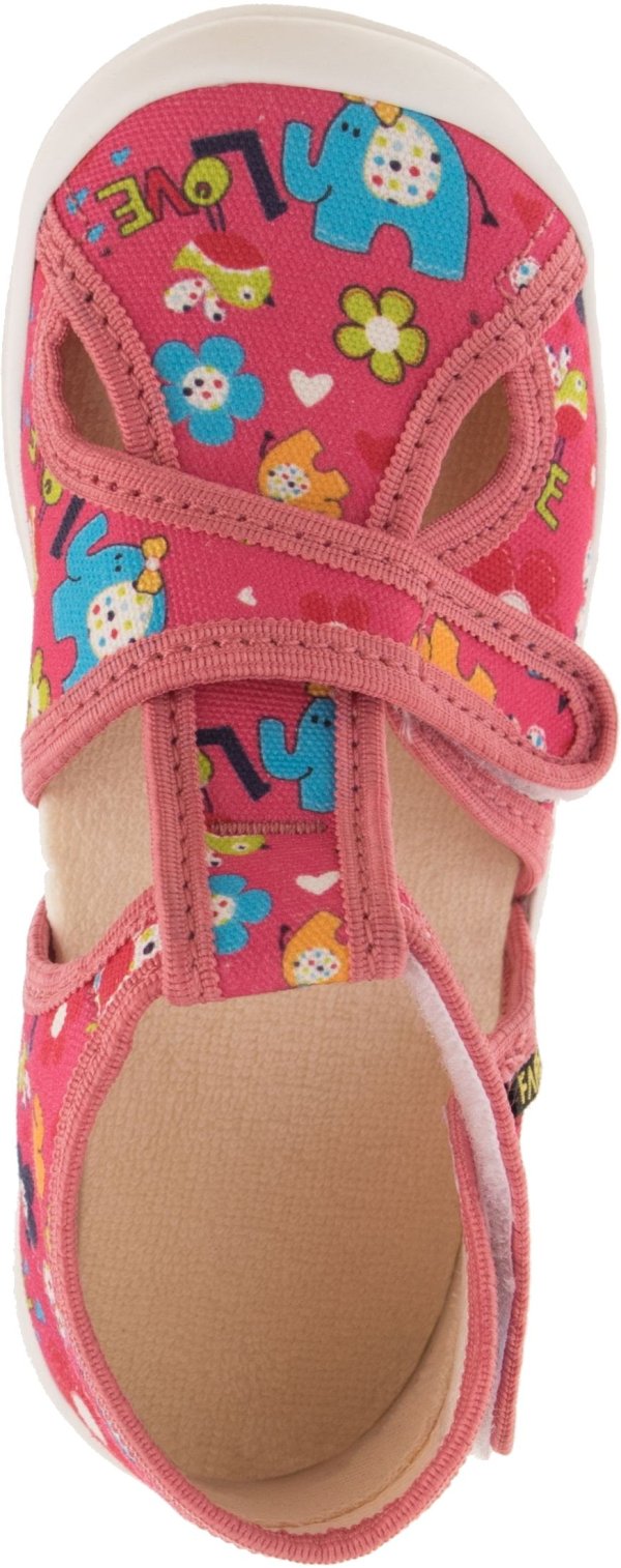 FARE KLASIK Dětské papuče na suchý zip