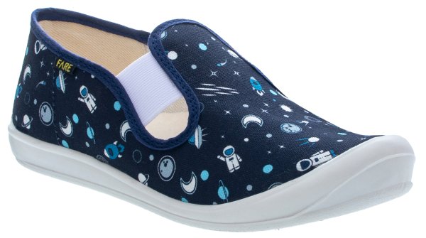 FARE KLASIK Dětské papuče na gumičku modré