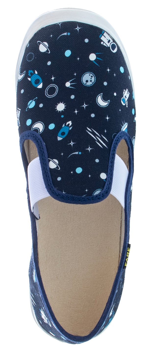 FARE KLASIK Dětské papuče na gumičku modré