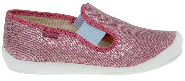 FARE KLASIK Dětské papuče na gumičku růžové