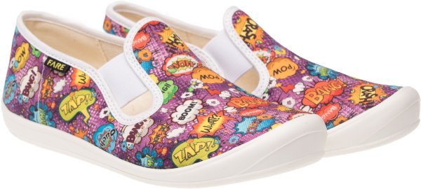 FARE KLASIK Dětské papuče na gumičku