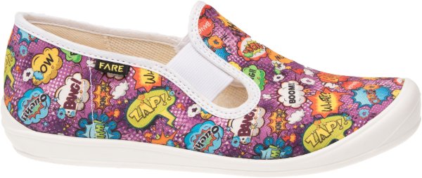 FARE KLASIK Dětské papuče na gumičku