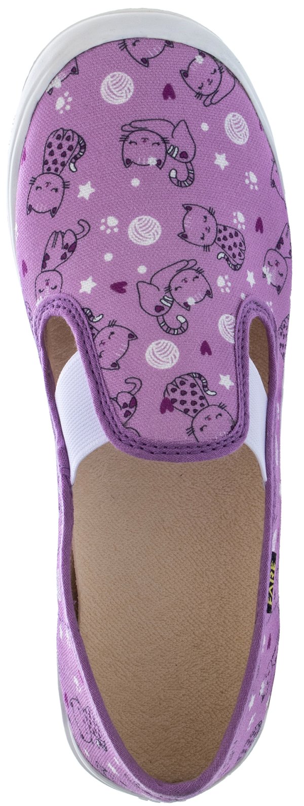 FARE KLASIK Dětské papuče na gumičku fialové