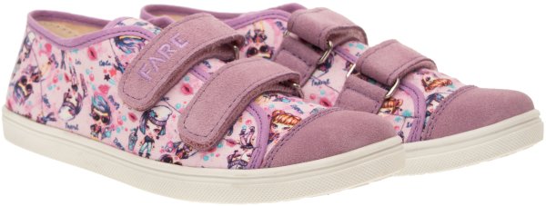 FARE KLASIK dívčí textilní tenisky růžové