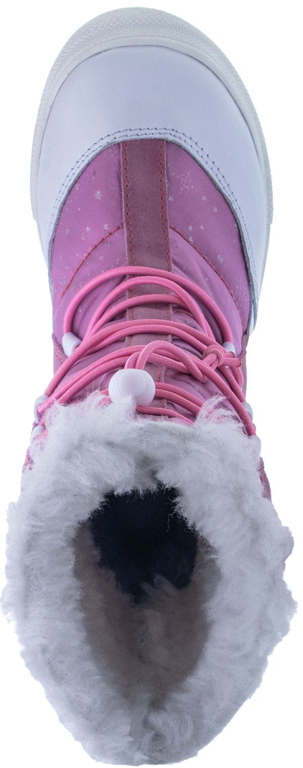 FARE KLASIK SNĚHULE dětské zimní nepromokavé boty růžové