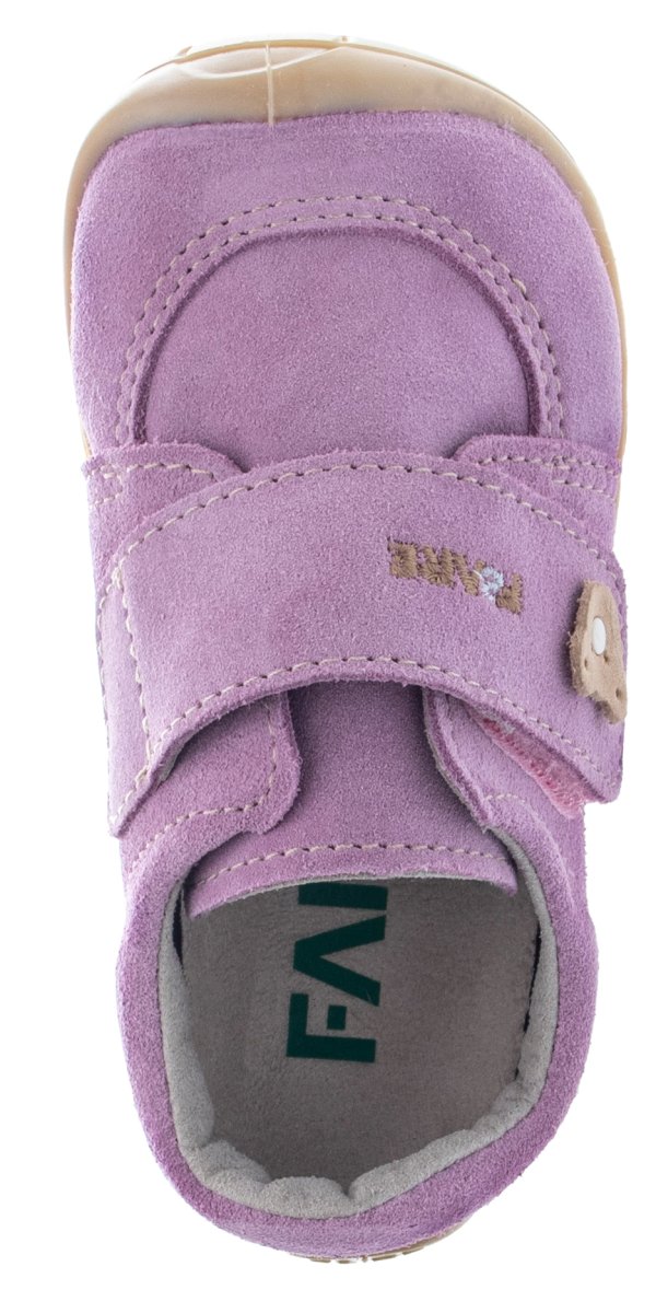 FARE FIRST PEBBLE dětské celoroční boty lila šeříkové