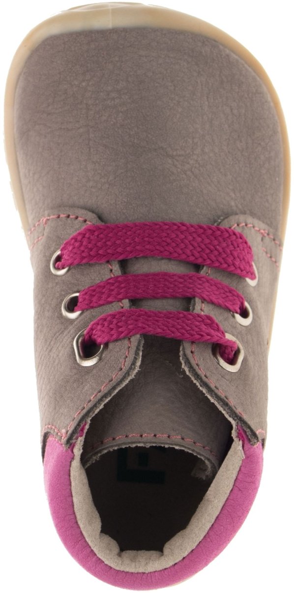 FARE FIRST FOOTSIE dětské celoroční boty kotníkové šedé