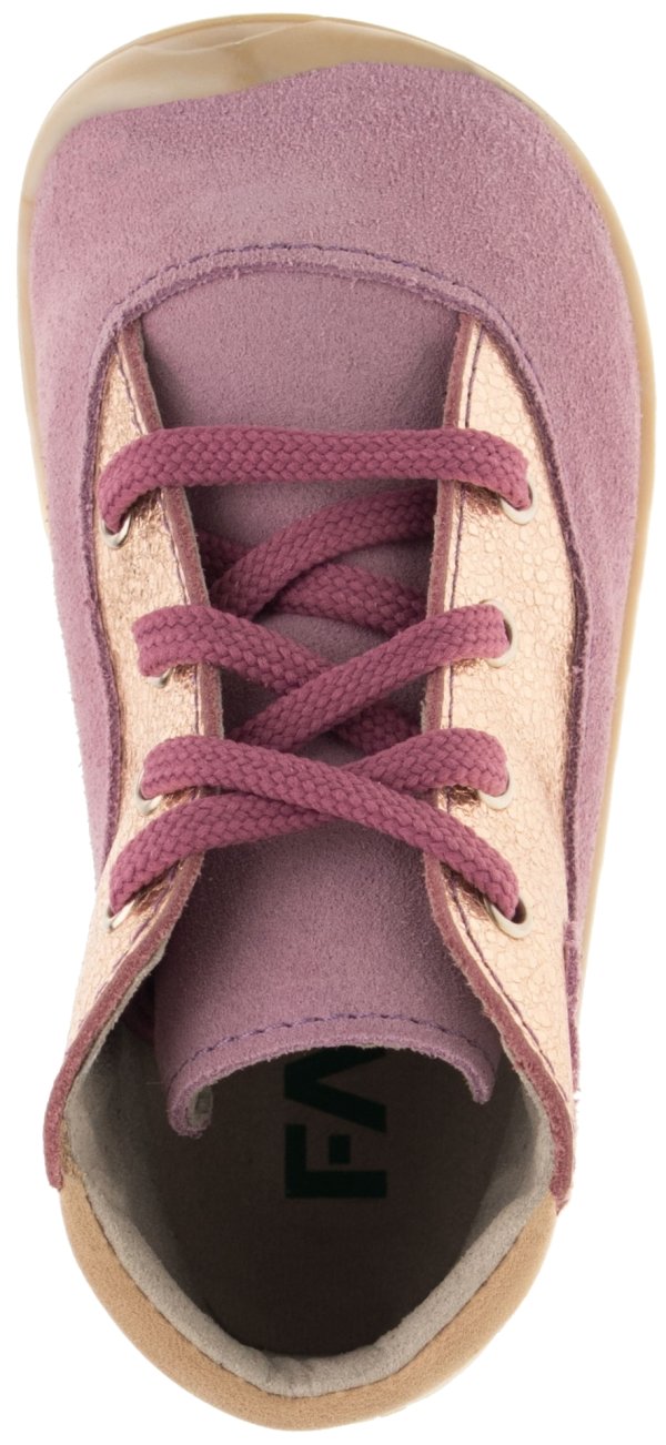 FARE FIRST MINI dětské celoroční boty lila šeříkové