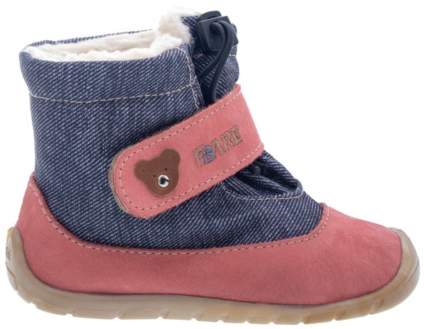 FARE FIRST SNOWIES dětské zimní boty lososové