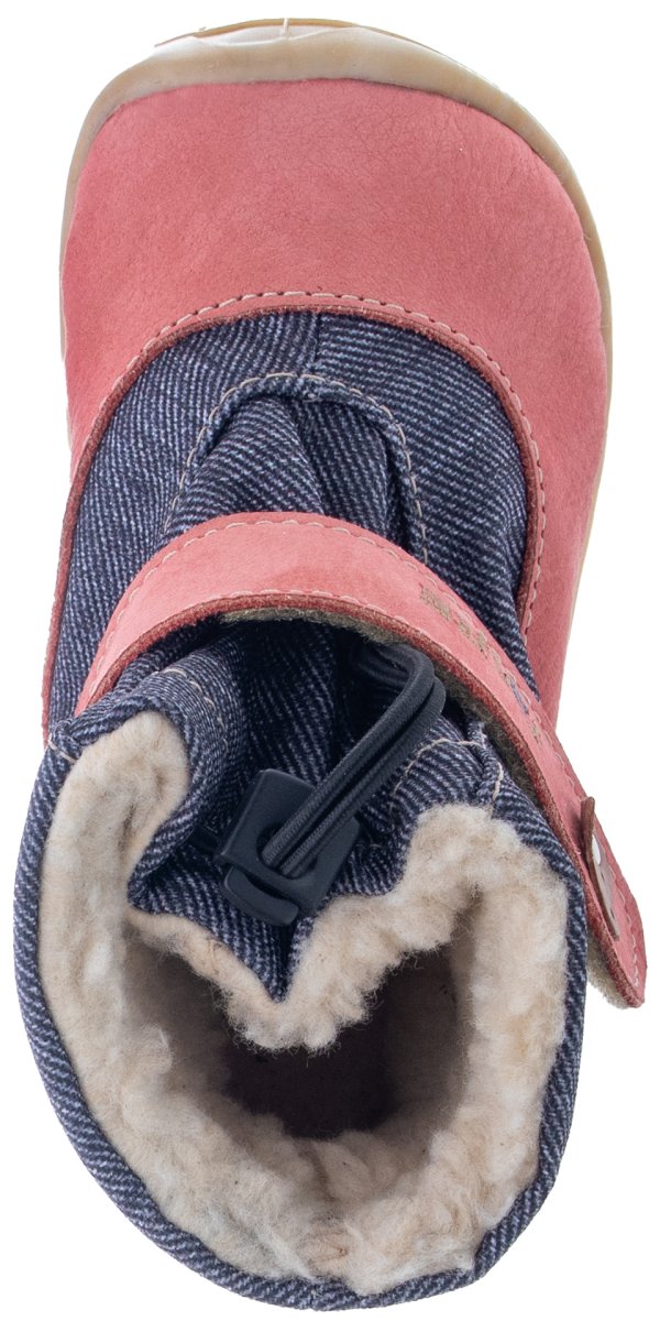 FARE FIRST SNOWIES dětské zimní boty lososové