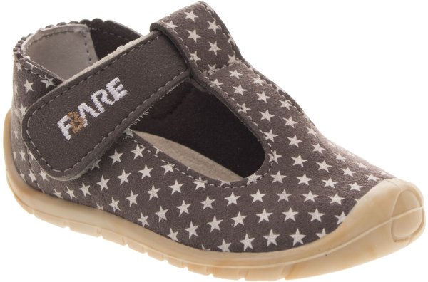 FARE FIRST ECONOMIC dětské sandálky šedé hvězdičky