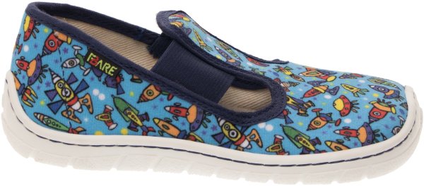 FARE BARE dětské papuče na gumičku modré