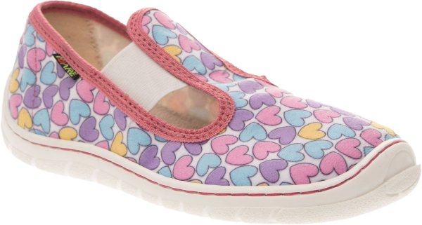 FARE BARE dětské papuče na gumičku růžové