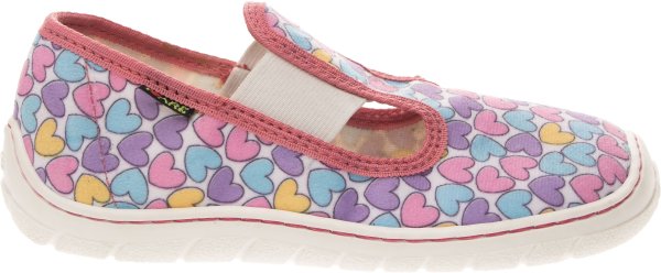 FARE BARE dětské papuče na gumičku růžové