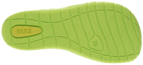 FARE BARE dětské papuče na suchý zip zelené