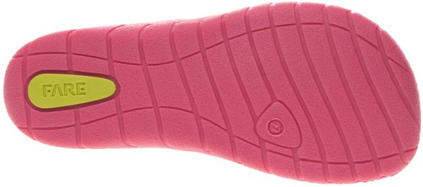 FARE BARE dětské papuče na suchý zip růžové