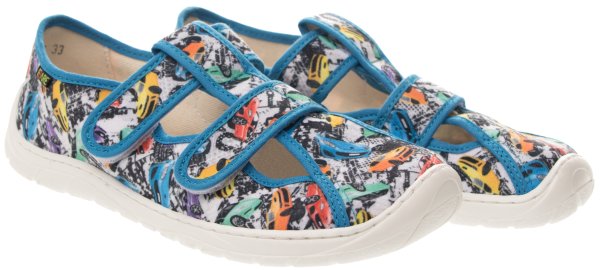 FARE BARE dětské papuče na suchý zip