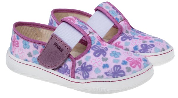 FARE MID-WIDE dětské papuče na suchý zip