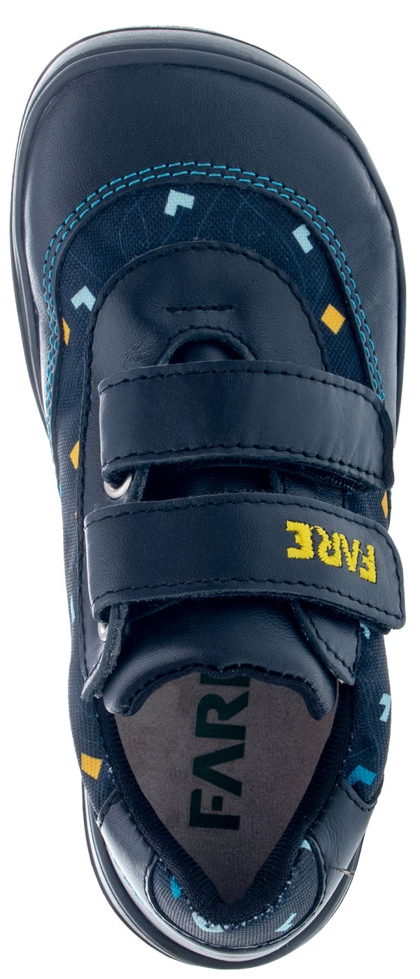 FARE MID-WIDE TRIP dětské celoroční nepromokavé boty černé