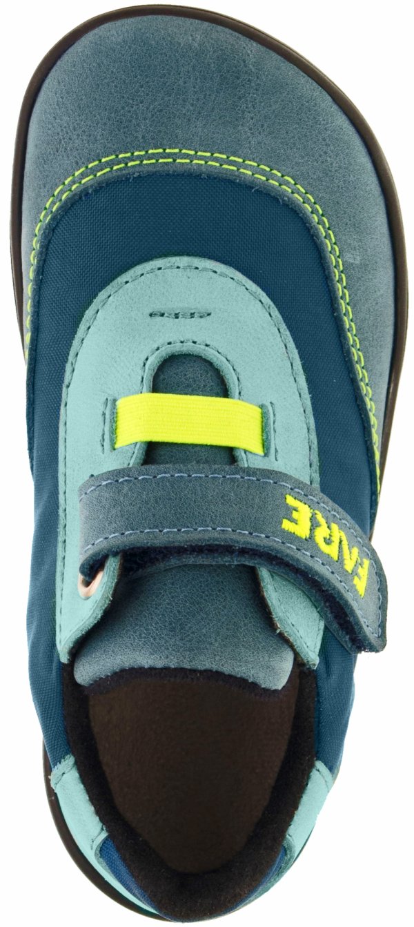 FARE MID-WIDE TRIP dětské celoroční nepromokavé boty modré