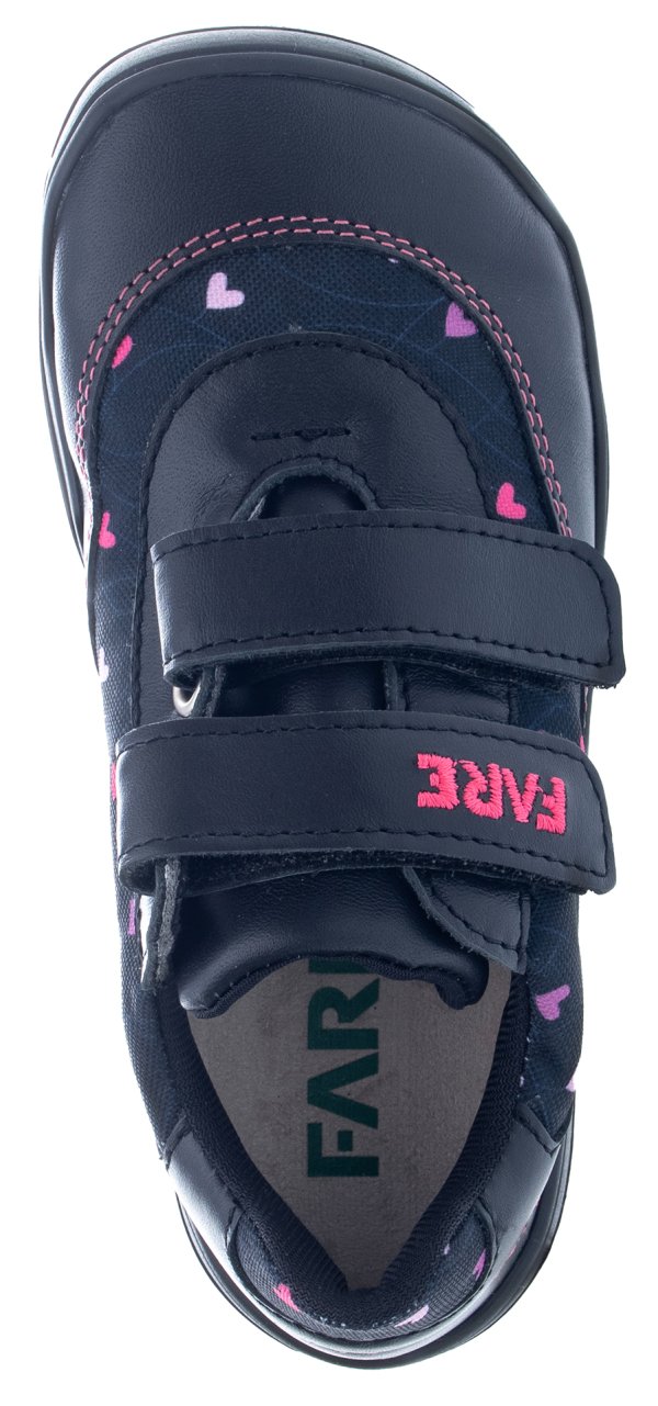 FARE MID-WIDE TRIP dětské celoroční nepromokavé boty černé