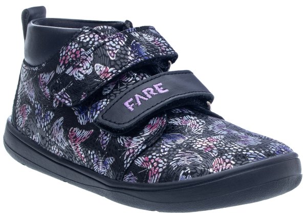 FARE MID-WIDE SUMMITKY dětské celoroční boty motýlci černá