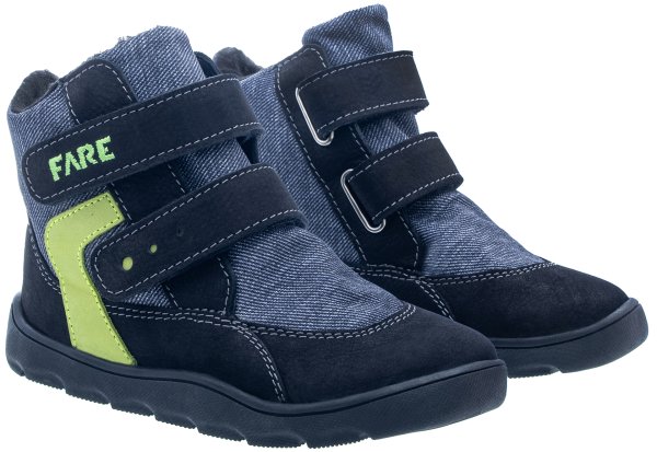 FARE MID-WIDE FROSTKY dětské zimní nepromokavé boty černé