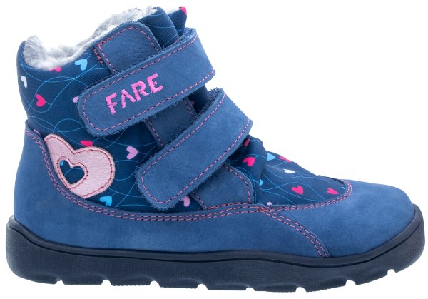 FARE MID-WIDE FROSTKY dětské zimní nepromokavé boty modré