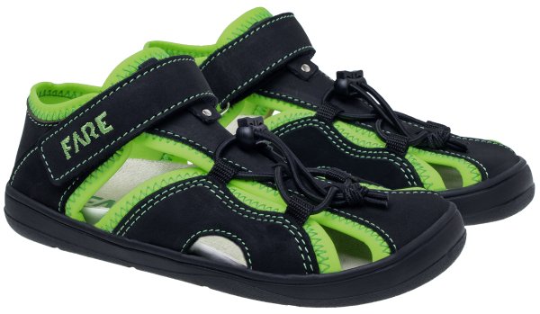 FARE MID-WIDE NEO dětské sandály černé
