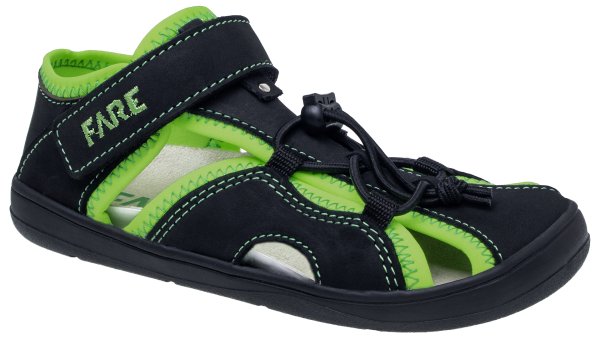 FARE MID-WIDE NEO dětské sandály černé