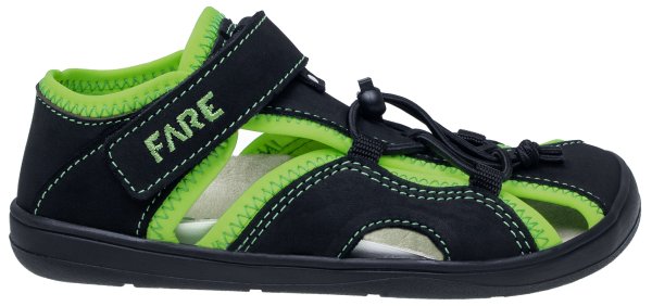FARE MID-WIDE NEO dětské sandály černé