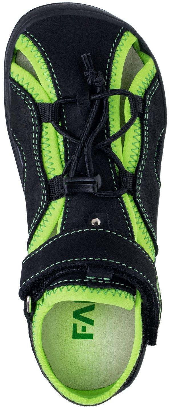 FARE MID-WIDE NEO dětské sandály černé