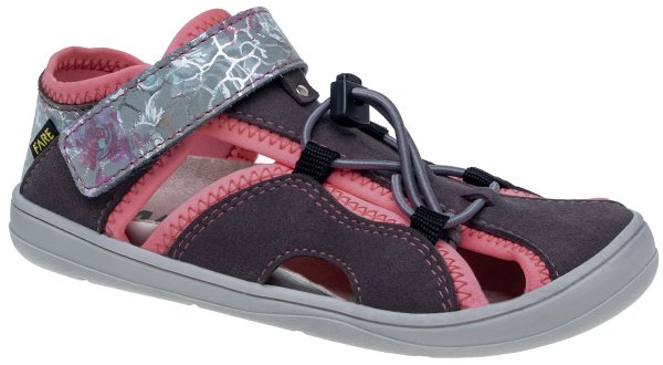 FARE MID-WIDE NEO dětské sandály šedé