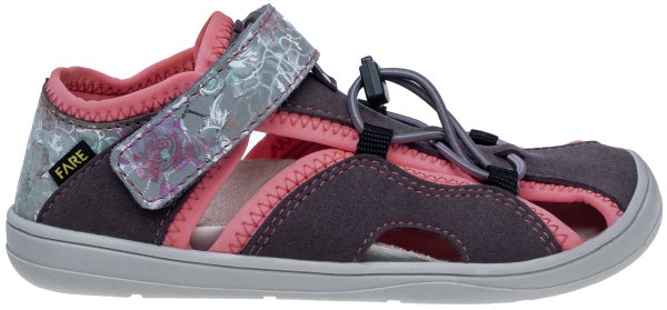 FARE MID-WIDE NEO dětské sandály šedé