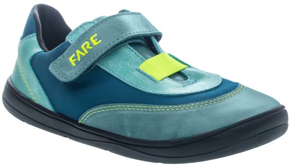 FARE MID-WIDE TRIP dětské celoroční nepromokavé boty modré