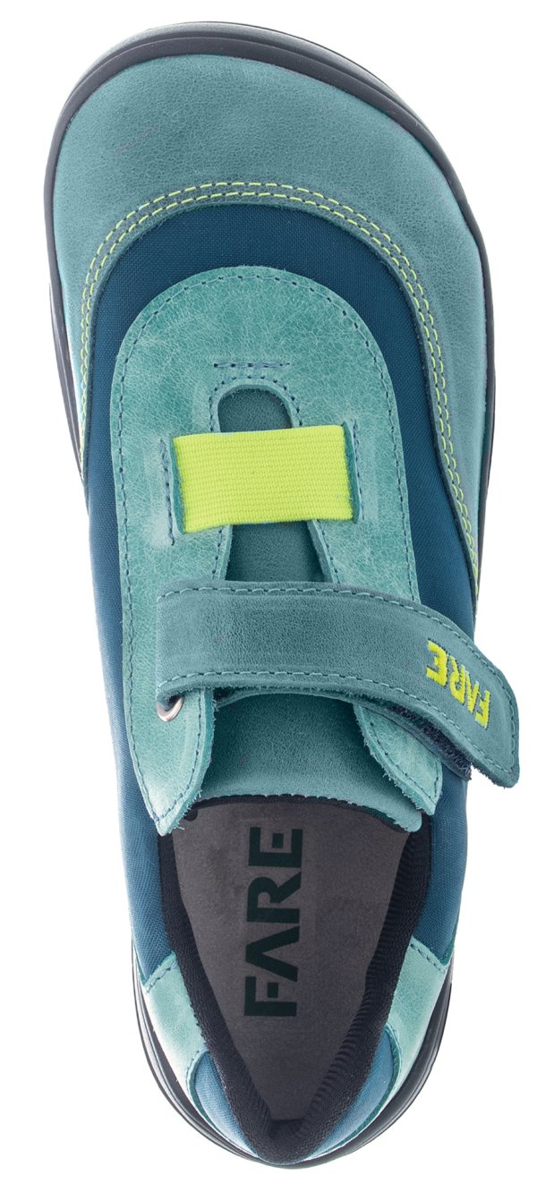 FARE MID-WIDE TRIP dětské celoroční nepromokavé boty modré