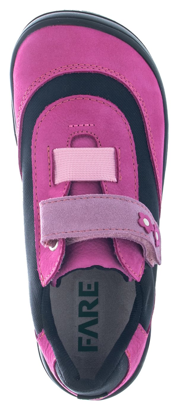 FARE MID-WIDE TRIP dětské celoroční nepromokavé boty růžové