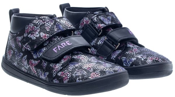FARE MID-WIDE SUMMITKY dětské celoroční boty motýlci černé