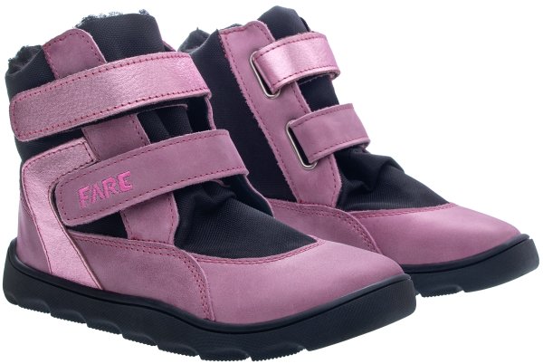 FARE MID-WIDE FROSTKY dětské zimní nepromokavé boty růžové