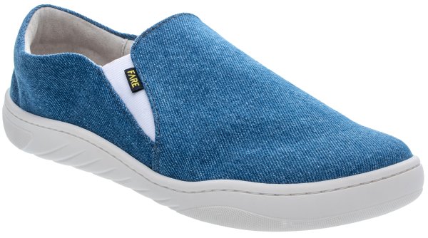 FARE MID-WIDE SLIP-ON tenisky modré