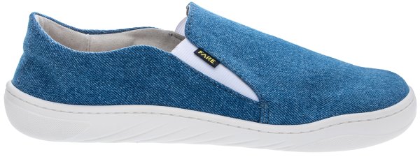 FARE MID-WIDE SLIP-ON tenisky modré
