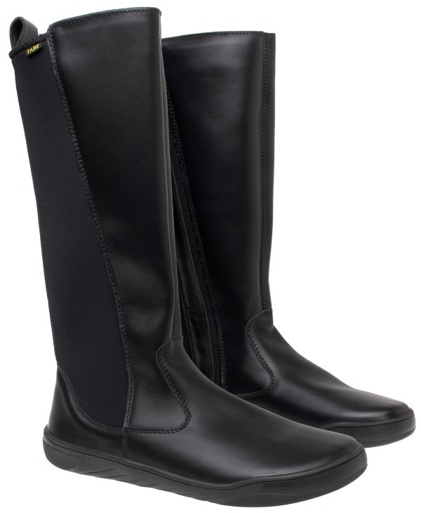 FARE MID-WIDE KOZAČKY zimní boty černé