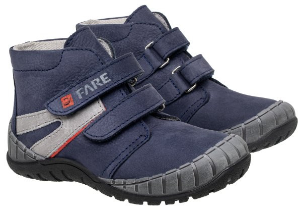 FARE KLASIK dětské celoroční kotníkové boty šedé