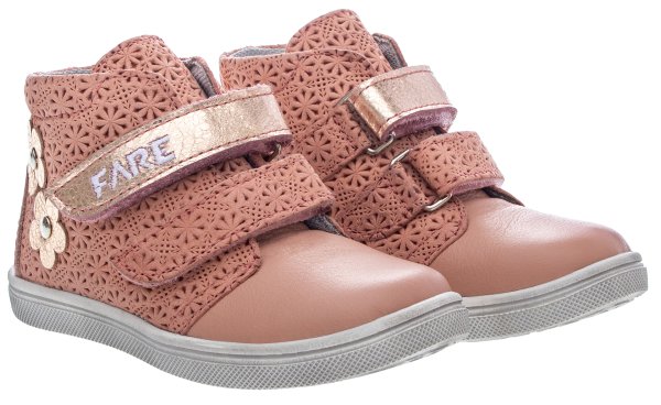 FARE KLASIK dětské celoroční kotníkové boty meruňkové